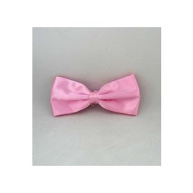 Gaffy Pembe Düz Renk Saten Papyon