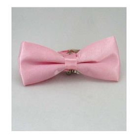 Gaffy Pembe Düz Renk Saten Papyon