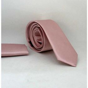 Gaffy Pembe Düz Renk Saten Papyon