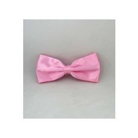 Gaffy Pembe Düz Renk Saten Papyon