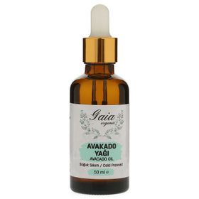 Gaia Organic 50 ml Soğuk Sıkım Avokado Yağı
