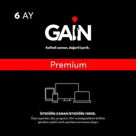 Gain Premium 6 Aylık Abonelik