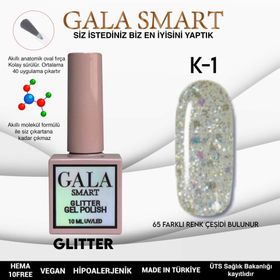 Gala 10 ml K-01 Smart Glitter Kalıcı Oje