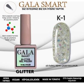 Gala 10 ml K-01 Smart Glitter Kalıcı Oje