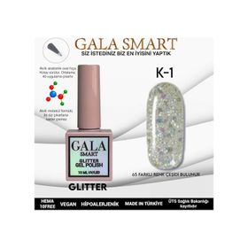 Gala 10 ml K-01 Smart Glitter Kalıcı Oje