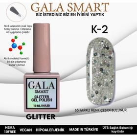 Gala 10 ml K-02 Smart Glitter Kalıcı Oje
