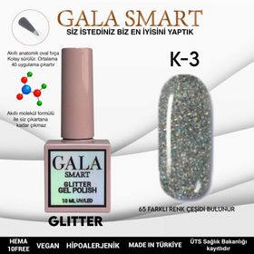Gala 10 ml K-03 Smart Glitter Kalıcı Oje