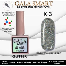Gala 10 ml K-03 Smart Glitter Kalıcı Oje