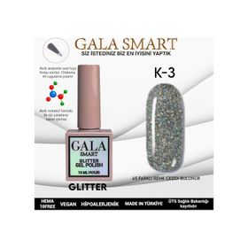 Gala 10 ml K-03 Smart Glitter Kalıcı Oje
