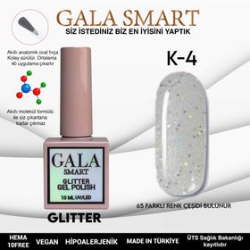 Gala 10 ml K-04 Smart Glitter Kalıcı Oje