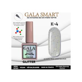 Gala 10 ml K-04 Smart Glitter Kalıcı Oje