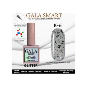 Gala 10 ml K-06 Smart Glitter Kalıcı Oje