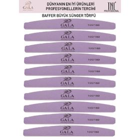 Gala Professional 100/180 10'lu Baffer Büyük Sünger Törpü