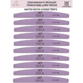 Gala Professional 100/180 10'lu Baffer Büyük Sünger Törpü