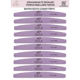 Gala Professional 100/180 10'lu Baffer Büyük Sünger Törpü