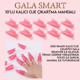 Gala Professional 10'lu Paket Oje Çıkartma Mandalı