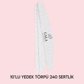 Gala Professional 240 Sertlik Kıvrımlı Model Uyumlu 10'lu Yedek Törpü