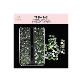 Gala Professional 6 Farklı Boyut Yeşim Taşı Crystal Taş Tırnak Süsleme