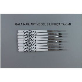 Gala Professional 8'li Lüks Zebra Fırça Takımı
