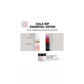 Gala Professional B01 Şeffaf 10 gr Dip Sistem Toz
