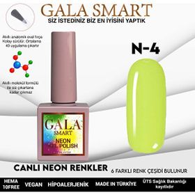 Gala Smart 10 ml N4 Neon Kalıcı Oje