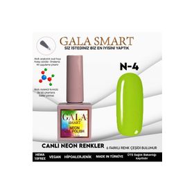 Gala Smart 10 ml N4 Neon Kalıcı Oje