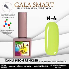 Gala Smart 10 ml N4 Neon Kalıcı Oje