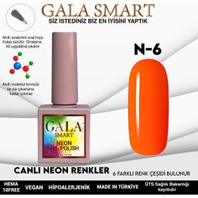 Gala Smart 10 ml N6 Neon Kalıcı Oje