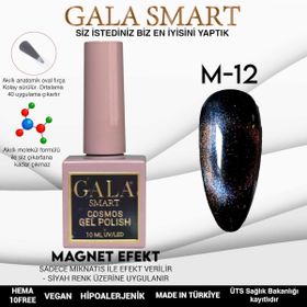 Gala Smart Cosmos M12 10 ml Kedi Gözü Jel Oje