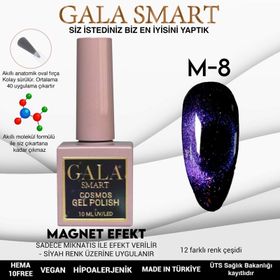 Gala Smart Cosmos M8 10 ml Kedi Gözü Jel Oje