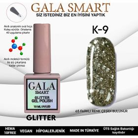 Gala Smart K-09 10 ml Glitter Kalıcı Oje
