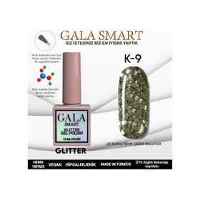 Gala Smart K-09 10 ml Glitter Kalıcı Oje