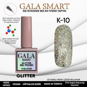 Gala Smart K-10 10 ml Glitter Kalıcı Oje