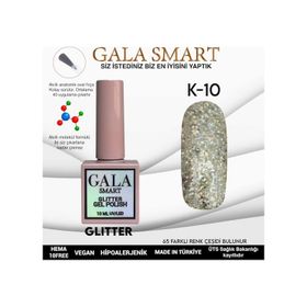 Gala Smart K-10 10 ml Glitter Kalıcı Oje