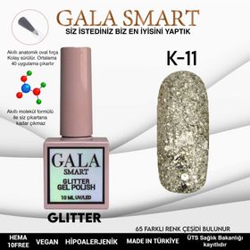 Gala Smart K-11 10 ml Glitter Kalıcı Oje