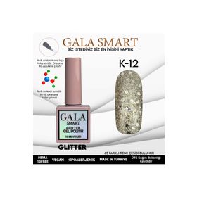 Gala Smart K-12 10 ml Glitter Kalıcı Oje