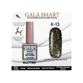 Gala Smart K-13 10 ml Glitter Kalıcı Oje