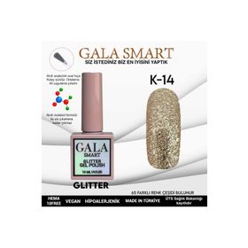 Gala Smart K14 10 ml Glitter Kalıcı Oje