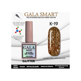 Gala Smart K19 10 ml Glitter Kalıcı Oje