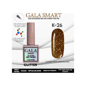 Gala Smart K26 10 ml Glitter Kalıcı Oje