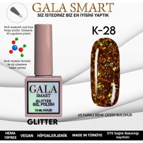 Gala Smart K28 10 ml Glitter Kalıcı Oje