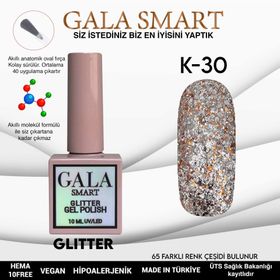 Gala Smart K30 10 ml Glitter Kalıcı Oje
