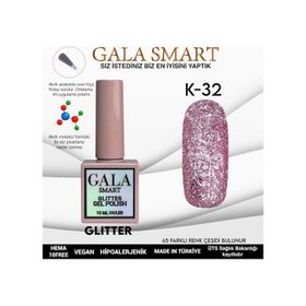 Gala Smart K32 10 ml Glitter Kalıcı Oje