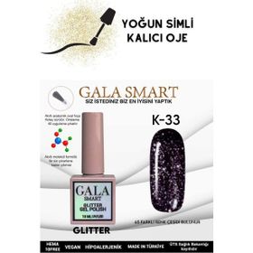 Gala Smart K33 10 ml Glitter Kalıcı Oje
