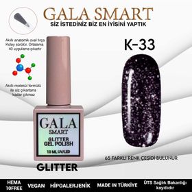 Gala Smart K33 10 ml Glitter Kalıcı Oje