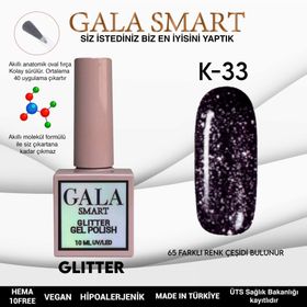 Gala Smart K33 10 ml Glitter Kalıcı Oje