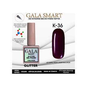 Gala Smart K36 10 ml Glitter Kalıcı Oje