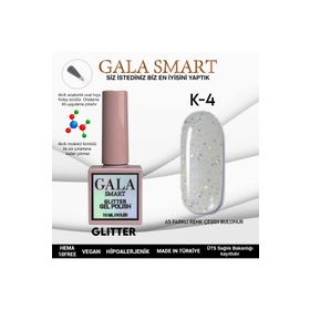 Gala Smart K4 10 ml Glitter Kalıcı Oje