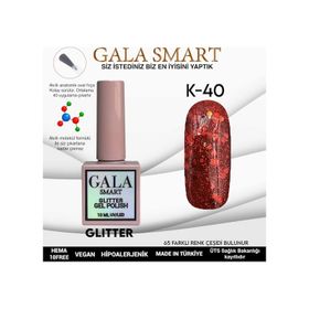 Gala Smart K40 10 ml Glitter Kalıcı Oje