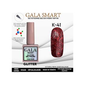 Gala Smart K41 10 ml Glitter Kalıcı Oje